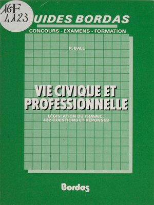cover image of Vie civique et professionnelle